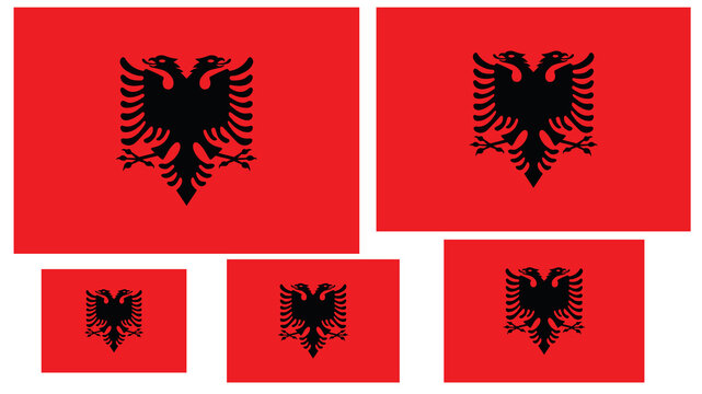 Albania Flag PNG &ndash; Transparent Background in All Sizes