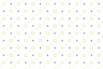 Minimal seamless geometric pattern with soft dots and circles.