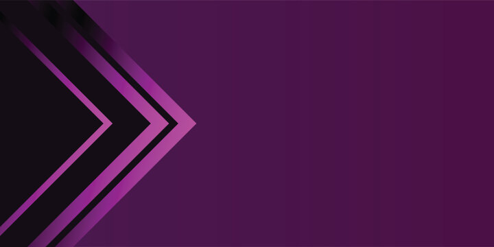 Abstract dark purple background with modern geometric chevron patterns and vibrant magenta lines creating a dynamic design.