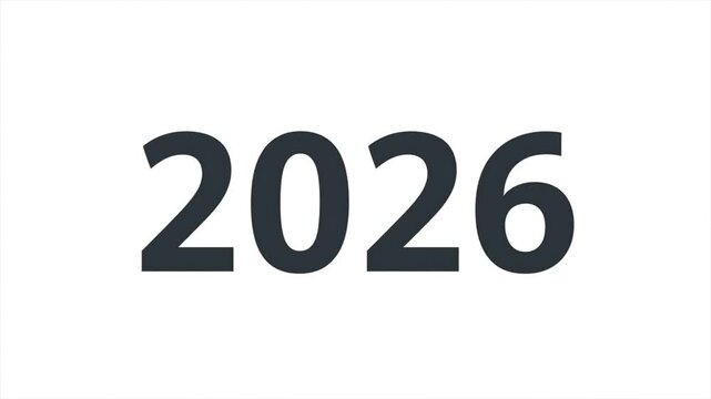 Numerical Data and Years Displayed with Varied Text Styles and Colors in a Clean Layout