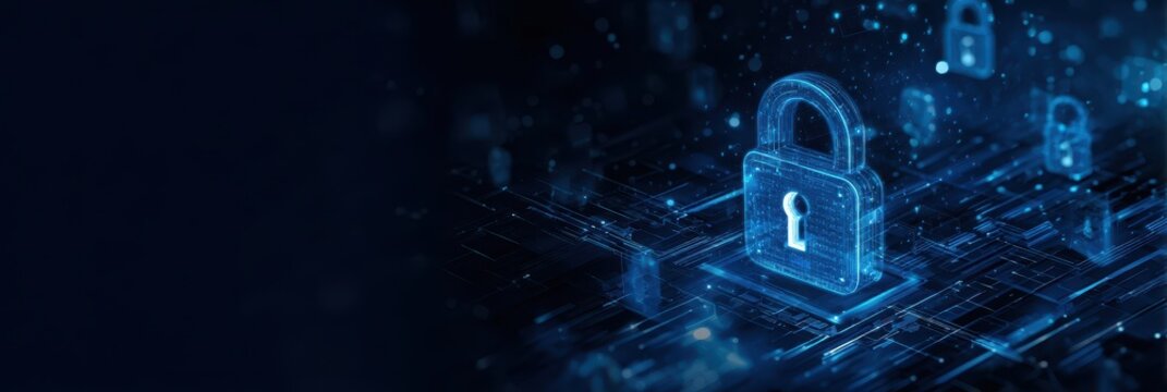 A cybersecurity terminal showcasing permission tiers policy compliance and software encryption ensuring safe access and login for all information assets