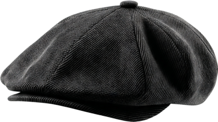 Flat cap hat isolated in high resolution png style with clean transparent background feel, crisp cutout ideal for vintage fashion branding, apparel mockups, ecommerce product listings, stickers.