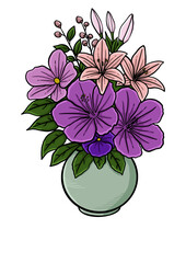 flower in a vase