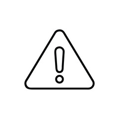 warning icon, alert symbol, triangle warning, exclamation mark icon, caution sign, error alert, danger symbol,