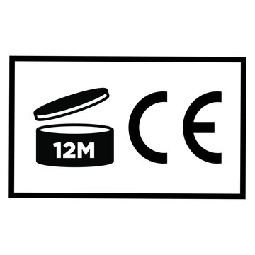 12m period after open pao icon ce mark icon