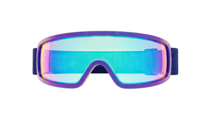Ski Goggles Isolated on White Background