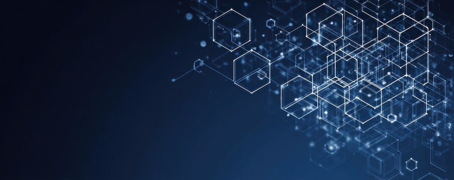 A clean geometric design symbolizing how permission logic and policy structure help software secure information routes through each access and login event