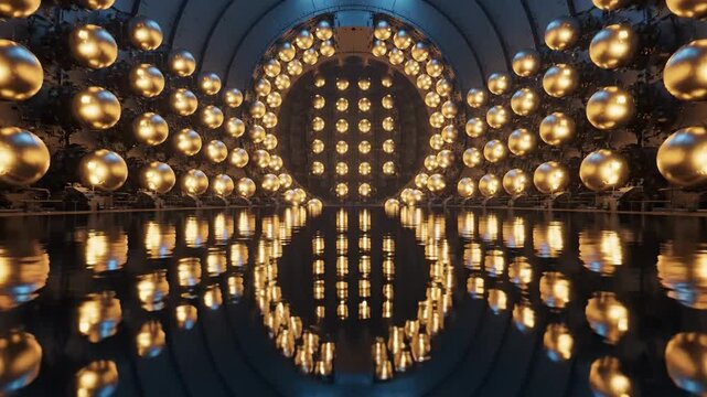 Perfect Reflection of Golden Neutrino Sensors in Dark Water Observatory