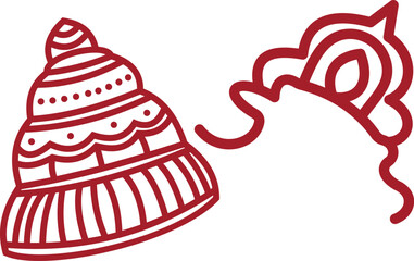 Bengali wedding Topor and  Mukut design.