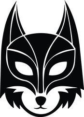 Character of  Animal Fox Mask use Party, Theater, Performance