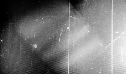 overlay texture, grunge overlay effect with scratch and dust on black background