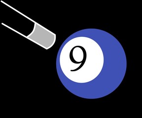 Pool game stock vector,pool game stock illustration, billiard game stock vector, billiard game design image, billiard game design vector 