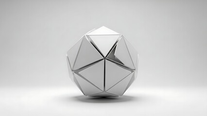 Geometric polyhedron sculpture