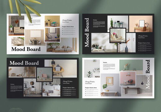 Interior Mood Board Template