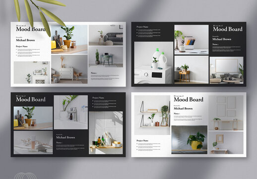 Minimal Mood Board Design