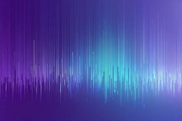 Abstract Vertical Lines in Gradient Blue and Purple with Blurred Light Spot Illustration
