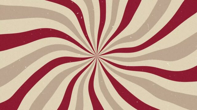 Retro vintage sunburst swirl wavy pattern background grainy texture distressed