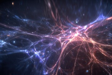 Abstract Cosmic Energy Network Background Design