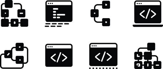 Collection of Representing Software Development and Flowcharts