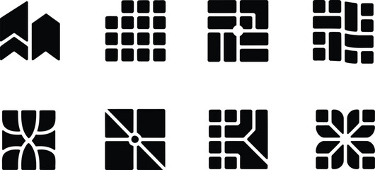 Collection of Abstract Geometric and Symbols