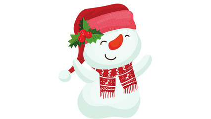 Illustrative Playful Merry Christmas