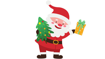 Illustrative Playful Merry Christmas