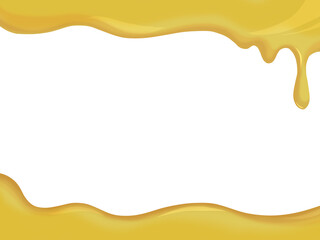 シンプルなハチミツのフレーム © rinm