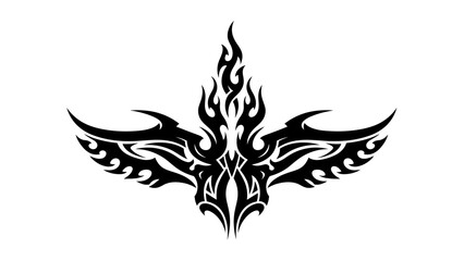 Obraz premium tribal tattoo design elements