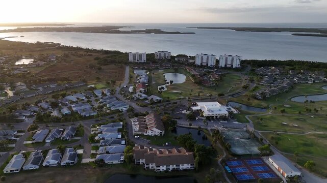 luxurious coastal Palmetto neighborhood in Terra Ceia on Tampa Bay, Palmetto, Florida