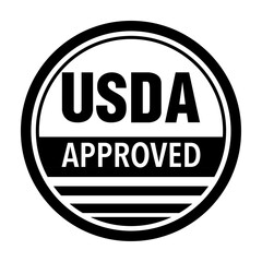USDA APPROVED VECTOR LOGO