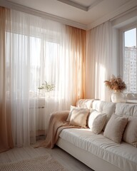 Cozy Living Room With Natural Light