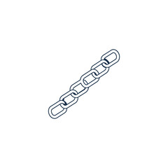 Chain Link Line Icon