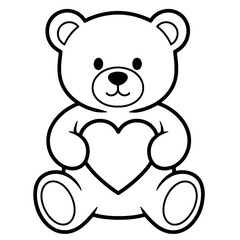 Romantic Valentine Line Art Vector Icons
