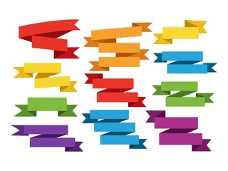 Bundles of Different Text-ready Cute Ribbon Banner