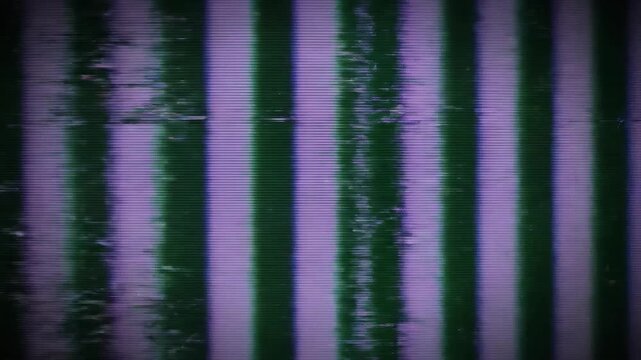 Faded green & lavender vertical striped pattern