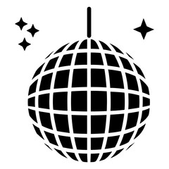 Disco Ball Vector for Music and Nightlife Themes.