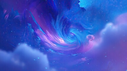 Abstract Space Spiral Nebula