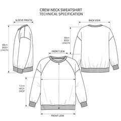 Crew neck sweatshirt