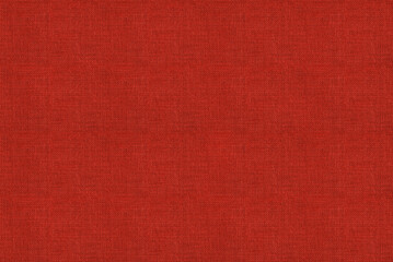 Red fabric background – seamless high resolution texture of textile material. Red canvas backdrop of woven linen cloth swatch.