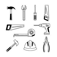 Obraz premium Essential tools for construction and DIY projects a comprehensive collection for any builder or handyman