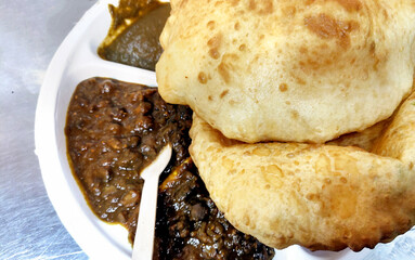 Chole bhature is a North Indian famous food dish