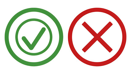 Obraz premium Indicators of approval and disapproval