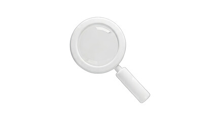 Magnifying Glass Isolated on White Background
