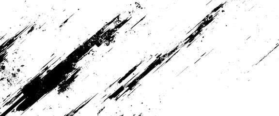 Vector Modern Black And White Dynamic Black Ink Scratch Texture Minimal Rough Paint Scratch Lines 