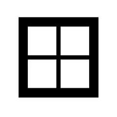 Window Remove Icon Vector Illustration