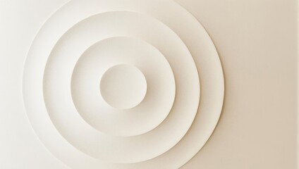 Concentric circles abstract design, minimalist art, modern geometric pattern.
