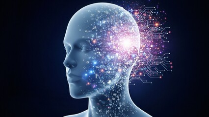 Obraz premium Human brain x ray
