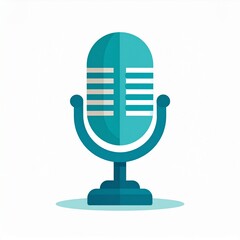 Retro Microphone Illustration