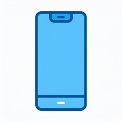 A sleek, modern smartphone vector illustration, embodying digital connectivity and advanced mobile technology for diverse applications and contemporary interface designs