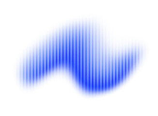 Light blue gradient wave fractal glass abstract element with noise and grainy texture